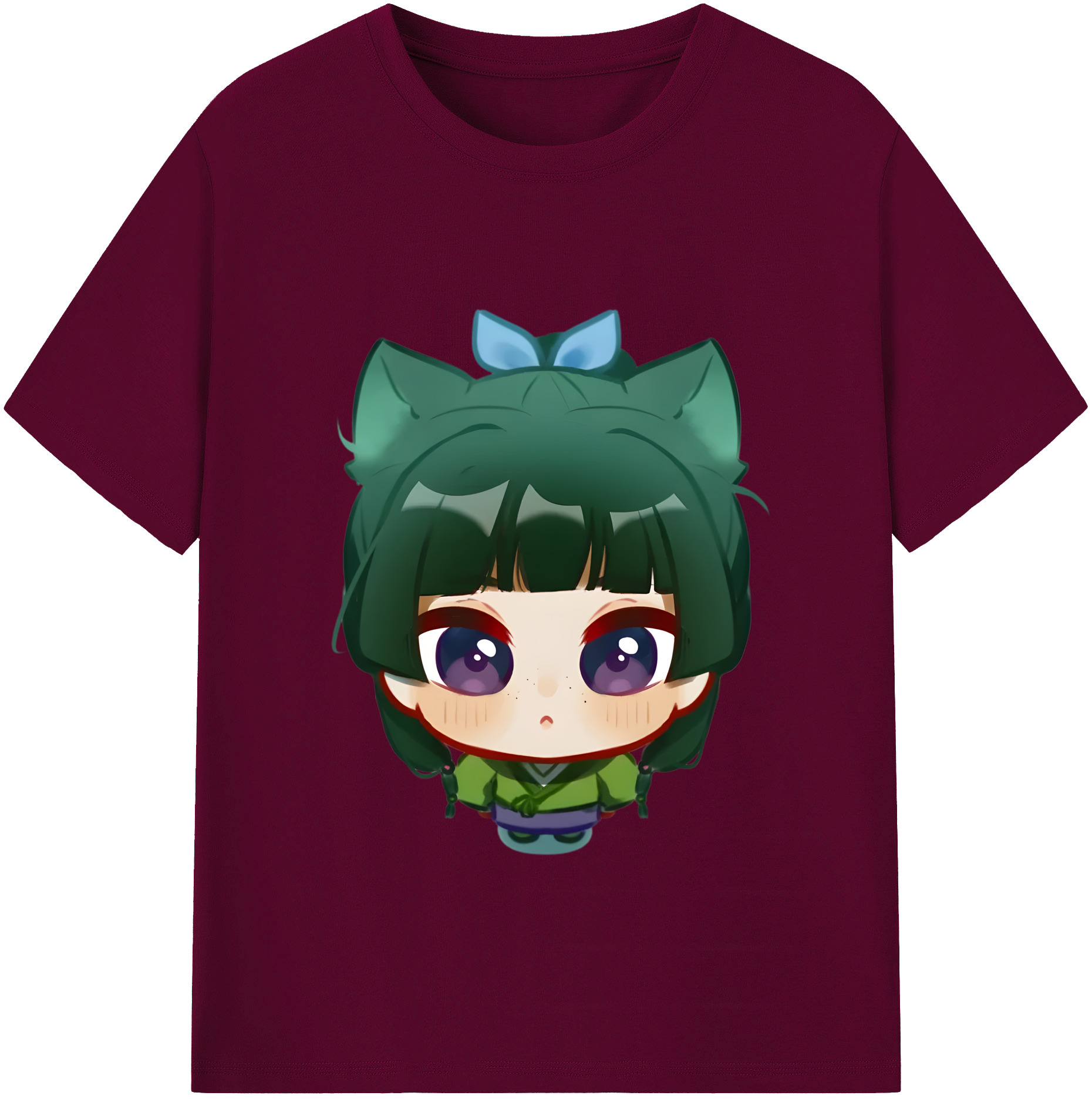 （画像用） 薬屋のひとりごと The Apothecary Diaries レディースカジュアルプリントTシャツ（綿100％）